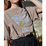 World Tourタイガープリント ピグメントＴシャツ | ＆soiree | 詳細画像1 