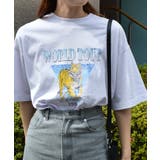 World Tourタイガープリント ピグメントＴシャツ | ＆soiree | 詳細画像10 