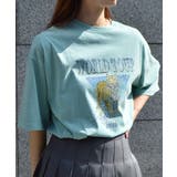 World Tourタイガープリント ピグメントＴシャツ | ＆soiree | 詳細画像12 