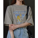 World Tourタイガープリント ピグメントＴシャツ | ＆soiree | 詳細画像18 