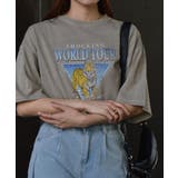 World Tourタイガープリント ピグメントＴシャツ | ＆soiree | 詳細画像19 