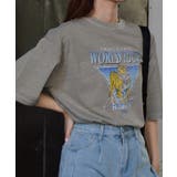 World Tourタイガープリント ピグメントＴシャツ | ＆soiree | 詳細画像20 