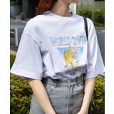 World Tourタイガープリント ピグメントＴシャツ | ＆soiree | 詳細画像9 