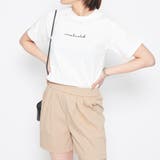 ホワイト | Complicated刺繍ロゴTシャツ | ＆soiree