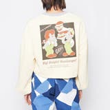 イエロー | ハンバーガープリントショートスウェット | ＆soiree
