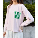 ベビーピンク | Westプリントラグランスウェット | ＆soiree