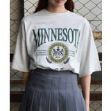 MINESOTAカレッジロゴ ピグメントTシャツ | ＆soiree | 詳細画像1 