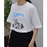 kitten猫プリントTシャツ | ＆soiree | 詳細画像8 