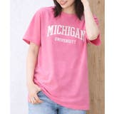MICHIGAN カレッジロゴプリントTシャツ(半袖) | &soiree | 詳細画像82