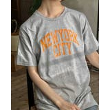 A-杢グレー | カレッジロゴアソートプリントTシャツ(半袖) | ＆soiree