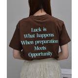 メッセージプリントTシャツ | &soiree | 詳細画像1