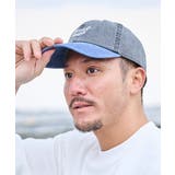 ブラック×ブルー | SUNNY SMITH ヤシの木ロゴ刺繍ピグメント バイカラーCap | MODISH GAZE