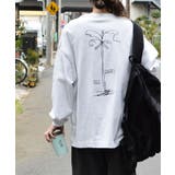 SUNNY SMITH ヤシの木柄 両面刺繍ロングスリーブTシャツ | MODISH GAZE | 詳細画像13
