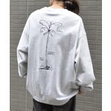 SUNNY SMITH ヤシの木柄 両面刺繍ロングスリーブTシャツ | MODISH GAZE | 詳細画像15