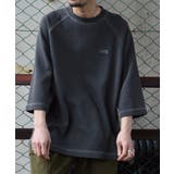 SUNNY SMITH ピグメントワッフル ラグランロゴ刺繍Tシャツ | MODISH GAZE | 詳細画像12