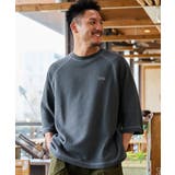 SUNNY SMITH ピグメントワッフル ラグランロゴ刺繍Tシャツ | MODISH GAZE | 詳細画像4