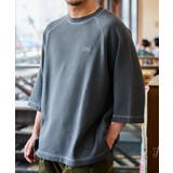 SUNNY SMITH ピグメントワッフル ラグランロゴ刺繍Tシャツ | MODISH GAZE | 詳細画像5