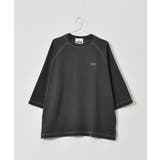 SUNNY SMITH ピグメントワッフル ラグランロゴ刺繍Tシャツ | MODISH GAZE | 詳細画像15