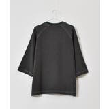 SUNNY SMITH ピグメントワッフル ラグランロゴ刺繍Tシャツ | MODISH GAZE | 詳細画像16