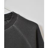 SUNNY SMITH ピグメントワッフル ラグランロゴ刺繍Tシャツ | MODISH GAZE | 詳細画像21