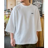 SUNNY SMITH ピグメントワッフル ラグランロゴ刺繍Tシャツ | MODISH GAZE | 詳細画像8