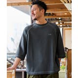 スミクロ | SUNNY SMITH ピグメントワッフル ラグランロゴ刺繍Tシャツ | MODISH GAZE