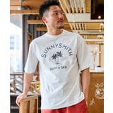 ヤシの木アーチロゴプリントTシャツ | MODISH GAZE | 詳細画像3 