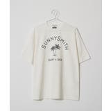 ヤシの木アーチロゴプリントTシャツ | MODISH GAZE | 詳細画像12 