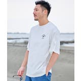 ヤシの木アーチロゴワンポイント刺繍Tシャツ | MODISH GAZE | 詳細画像12