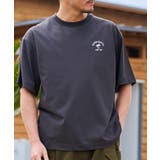ヤシの木アーチロゴワンポイント刺繍Tシャツ | MODISH GAZE | 詳細画像2
