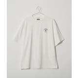 ヤシの木アーチロゴワンポイント刺繍Tシャツ | MODISH GAZE | 詳細画像14