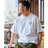 ヤシの木アーチロゴワンポイント刺繍Tシャツ | MODISH GAZE | 詳細画像6