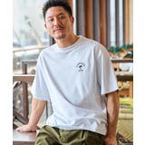 ヤシの木アーチロゴワンポイント刺繍Tシャツ | MODISH GAZE | 詳細画像8