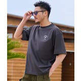 スミクロ | ヤシの木アーチロゴワンポイント刺繍Tシャツ | MODISH GAZE