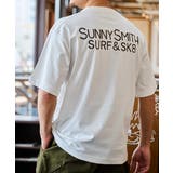 ヤシの木イラストロゴ両面刺繍Tシャツ | MODISH GAZE | 詳細画像1 