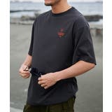 ヤシの木イラストロゴ両面刺繍Tシャツ | MODISH GAZE | 詳細画像10 