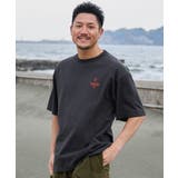 ヤシの木イラストロゴ両面刺繍Tシャツ | MODISH GAZE | 詳細画像11 