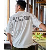 ヤシの木イラストロゴ両面刺繍Tシャツ | MODISH GAZE | 詳細画像2 