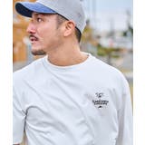 ヤシの木イラストロゴ両面刺繍Tシャツ | MODISH GAZE | 詳細画像19 