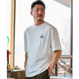 ヤシの木イラストロゴ両面刺繍Tシャツ | MODISH GAZE | 詳細画像4 