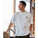ヤシの木イラストロゴ両面刺繍Tシャツ | MODISH GAZE | 詳細画像6 