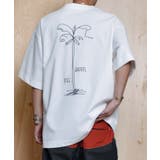 SunnySmith ウルトラヘビーオンスヤシの木柄両面刺繍Tシャツ | MODISH GAZE | 詳細画像1 