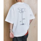 SunnySmith ウルトラヘビーオンスヤシの木柄両面刺繍Tシャツ | MODISH GAZE | 詳細画像3 
