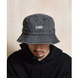 ブラック | 【SUNNYSMITH】ロゴ刺繍 ピグメント バケットハット | MODISH GAZE