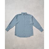 ブルー | オーバーサイズとろみシャツ | MODISH GAZE