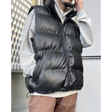 PUレザー中綿ベスト | MODISH GAZE | 詳細画像1