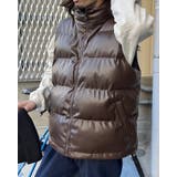 PUレザー中綿ベスト | MODISH GAZE | 詳細画像17