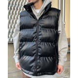 PUレザー中綿ベスト | MODISH GAZE | 詳細画像2