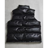 PUレザー中綿ベスト | MODISH GAZE | 詳細画像21