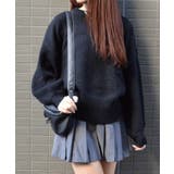 モックネックボリュームスリーブニット | ＆soiree | 詳細画像21 